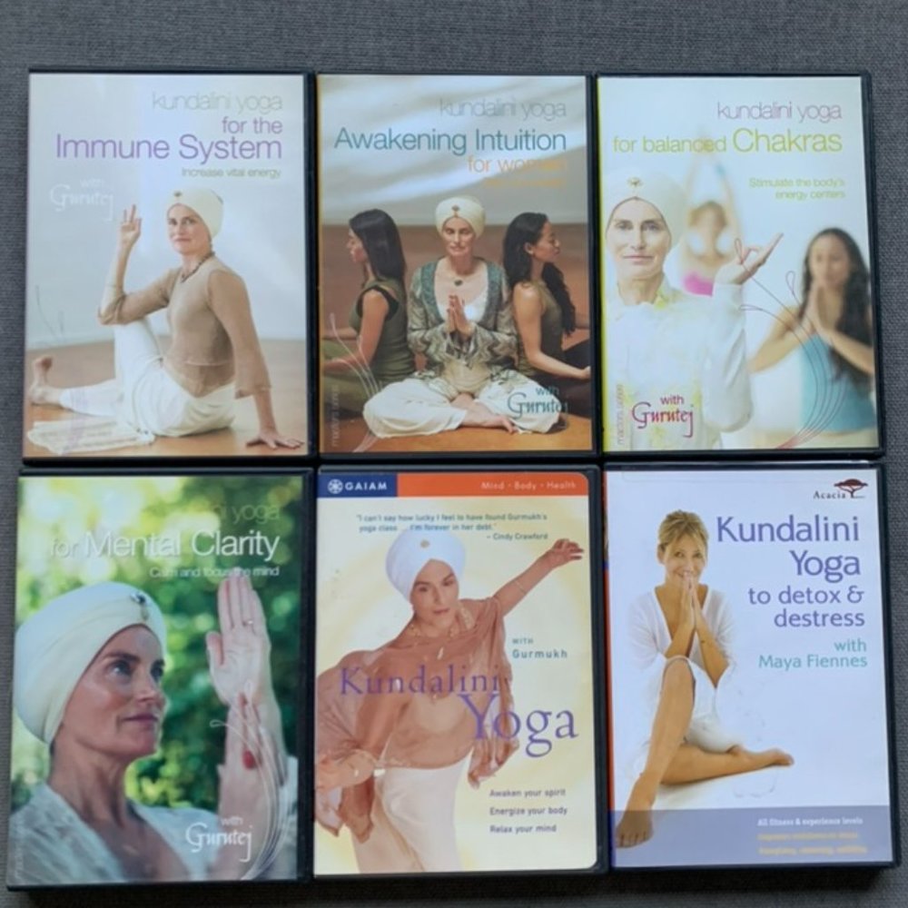 Kundalini Yoga DVD's Gurutej Kaur & Maya Fiennes